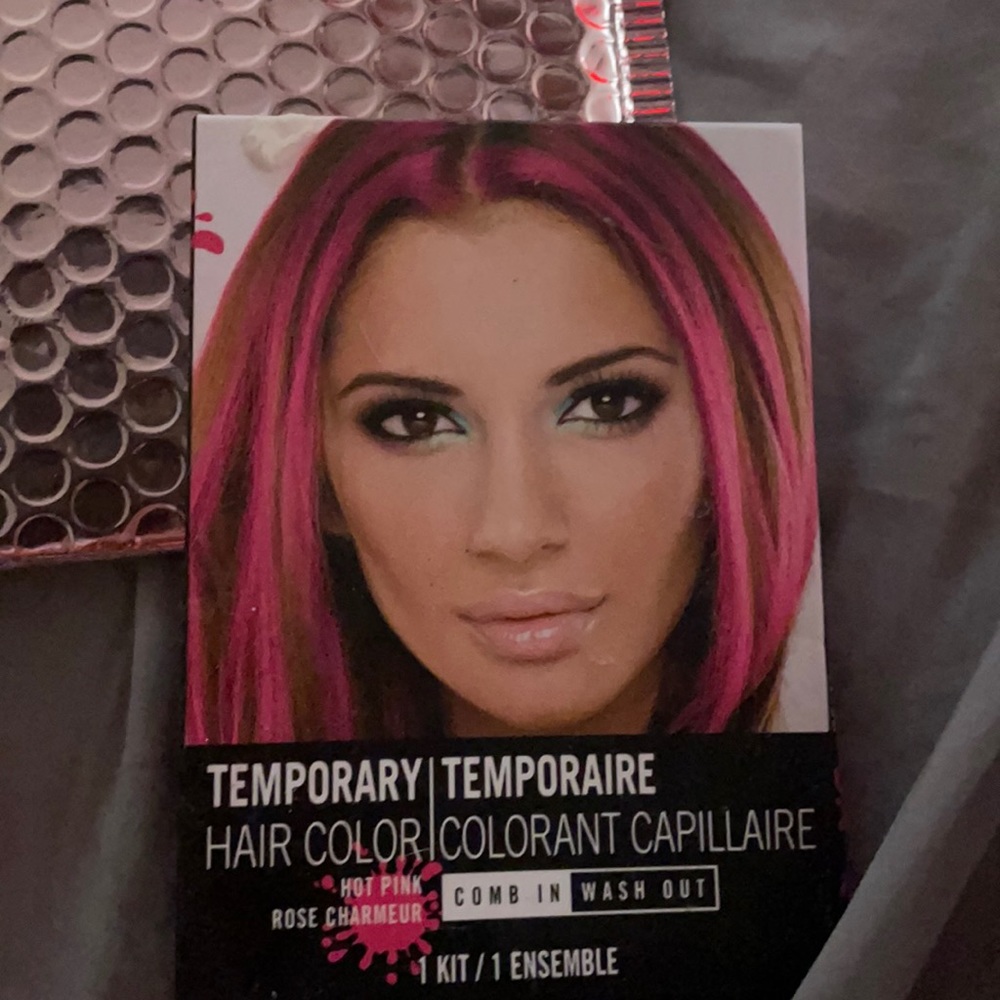 Temporary Hot Pink Comb-In - Wash Out Hair Colour